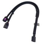 Suitable for Audi Q2, Q5, Q4 E-tron pure electric e-tron modification, dual-tone snail speaker, 1-inch 2-wire harness plug