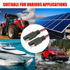 1-5PCS High-quality SAE Female and Male Power Extension Plug Cables Solar Cell Quick Disconnect Wiring Copper Harnesses
