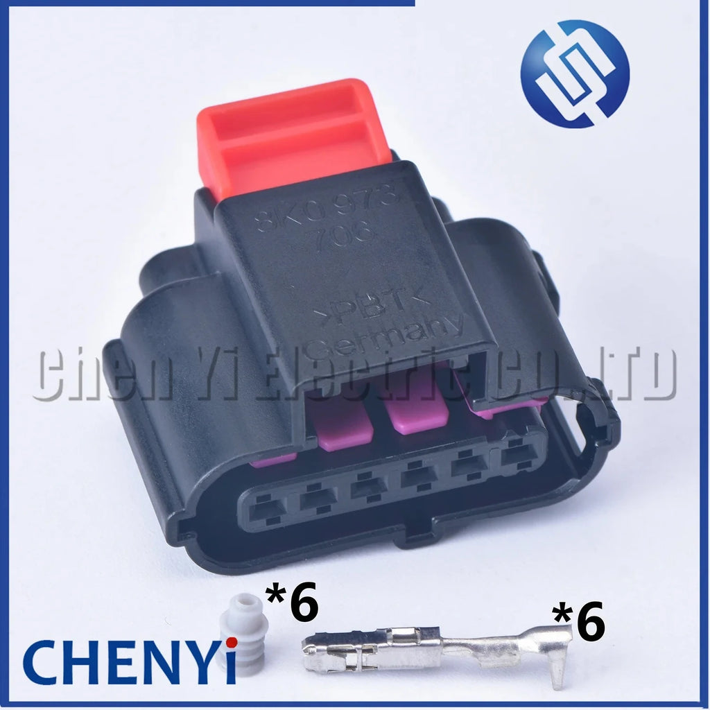 6 Pin Automotive connector Accelerator Throttle Pedal wiring harness Plug 8K0973706 8K0 973 706