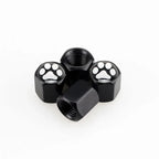 4pcs Tire Valve Covers Universal Fit Cute Pet Paw Pattern Protects Stems from Dust Debris Suitable Car Trucks Motorcycles Amagi