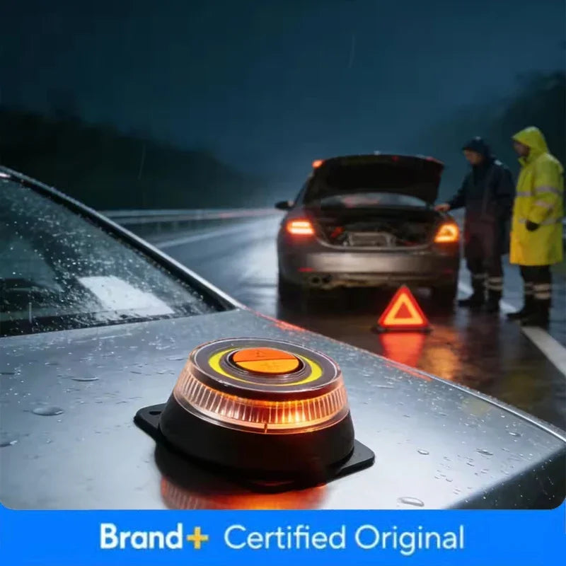 Strobe Lights for Car 3-Level Portable Magnetic Auto Accessories Warning Light for Trailer Tow Work Motorcycle RV Snowplow Amagi