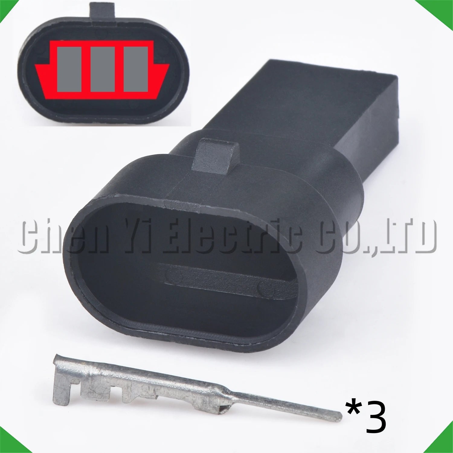 3-Pin Auto Connector Automotive Connectors intake pressure camshaft sensor ignition