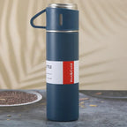 Vacuum Flasks Thermoses Set Thermos for Hot Water Bottle Drinkware Fathers Day Gifts Home Stainless Steel 500ml Thermal Cold