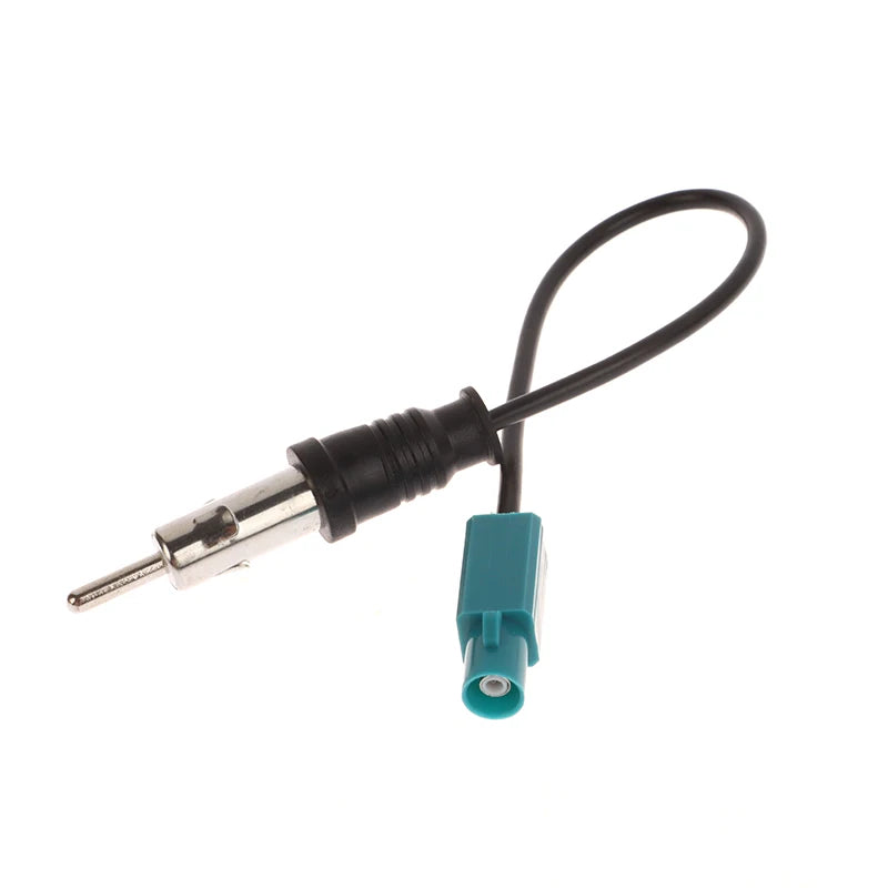 Universal Car FM AM Stereo Radio Antenna Adapters Cable Fakra-Z Male To DIN Plug 15cm FM/AM Aerial To DIN Car Replacement Parts