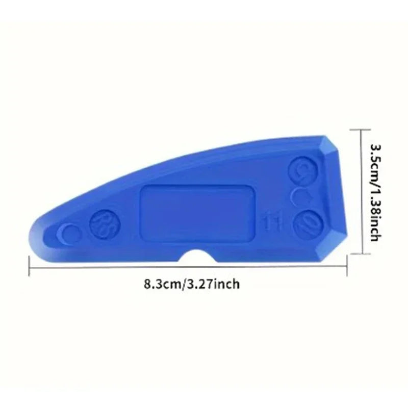 4pcs Silicone Glass Cement Scraper Floor Caulking Tool Sealant Grout Remover Edge Repair Tools Home Cleaning Hand Spatula Amagi