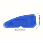 4pcs Silicone Glass Cement Scraper Floor Caulking Tool Sealant Grout Remover Edge Repair Tools Home Cleaning Hand Spatula Amagi