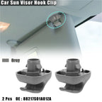 2Pcs Car Sun Visor Hook Clip Retainer For Honda For Civic Car Sun Visor Clip Gray Interior Hanger Hook Clip Bracket