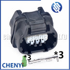 3 Pin Auto waterproof connector Car camshaft crankshaft Fuel pressure sensor Wire plug 90980-12A19 03AKG-B-1A For Toyota Lexus