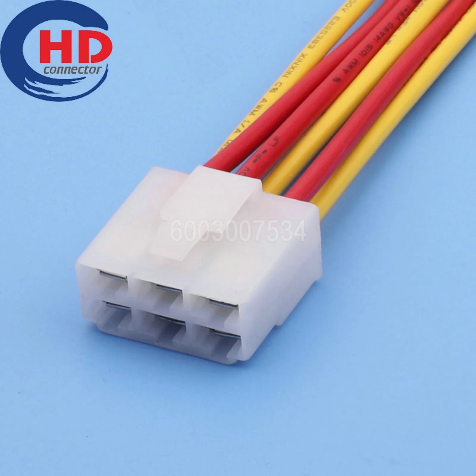 6 Pin Connector Unsealed 6.3mm Series Female Connectors Cable Plug Motorcycle Electrical Harnesses Wiring Harness