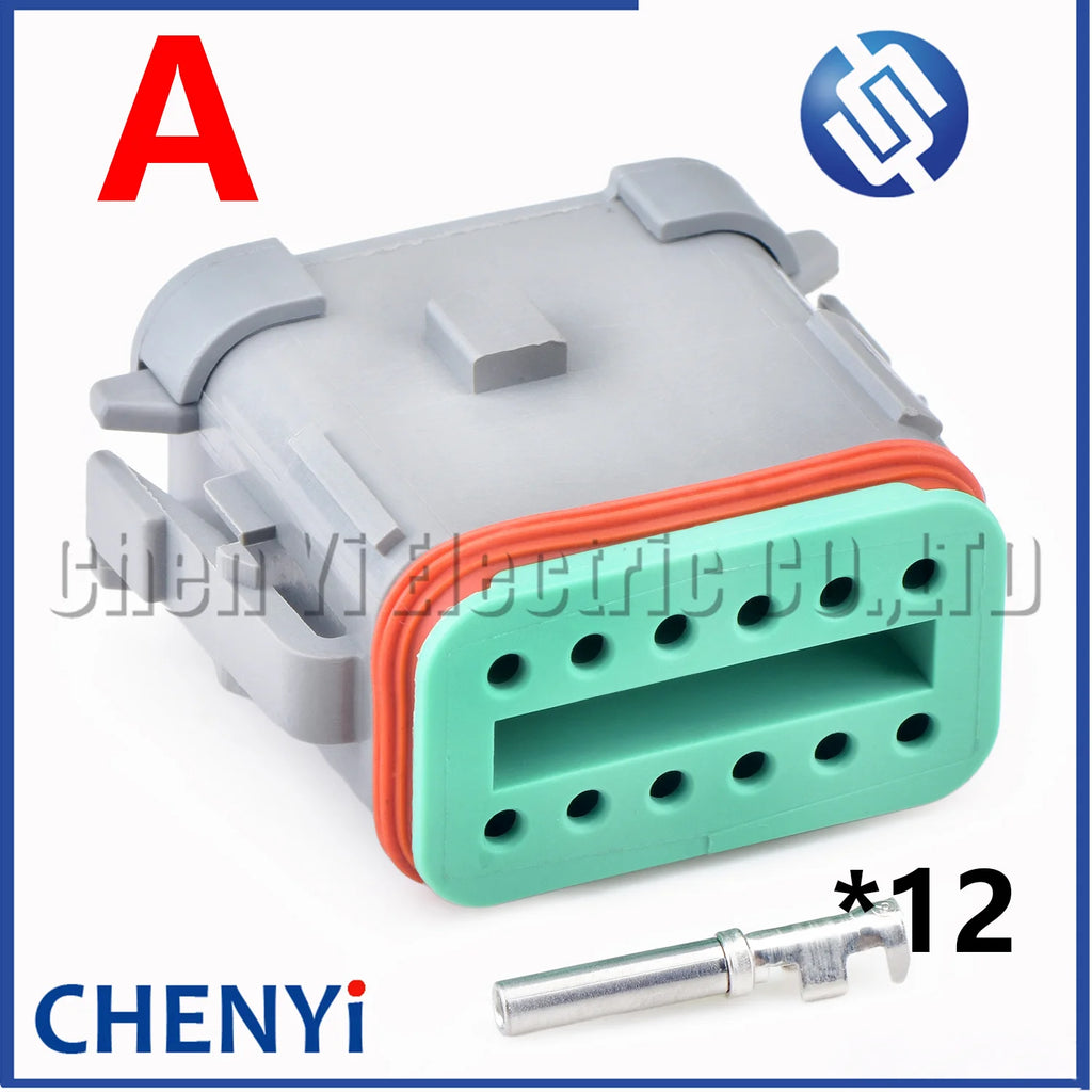 12 Pin Auto waterproof connector plug DT06-12SA-CE05 DT06-12SB-CE05 DT06-12SC-CE05 DT06-12SD-CE05 DT06-12SA-CE11 DTF13-12P