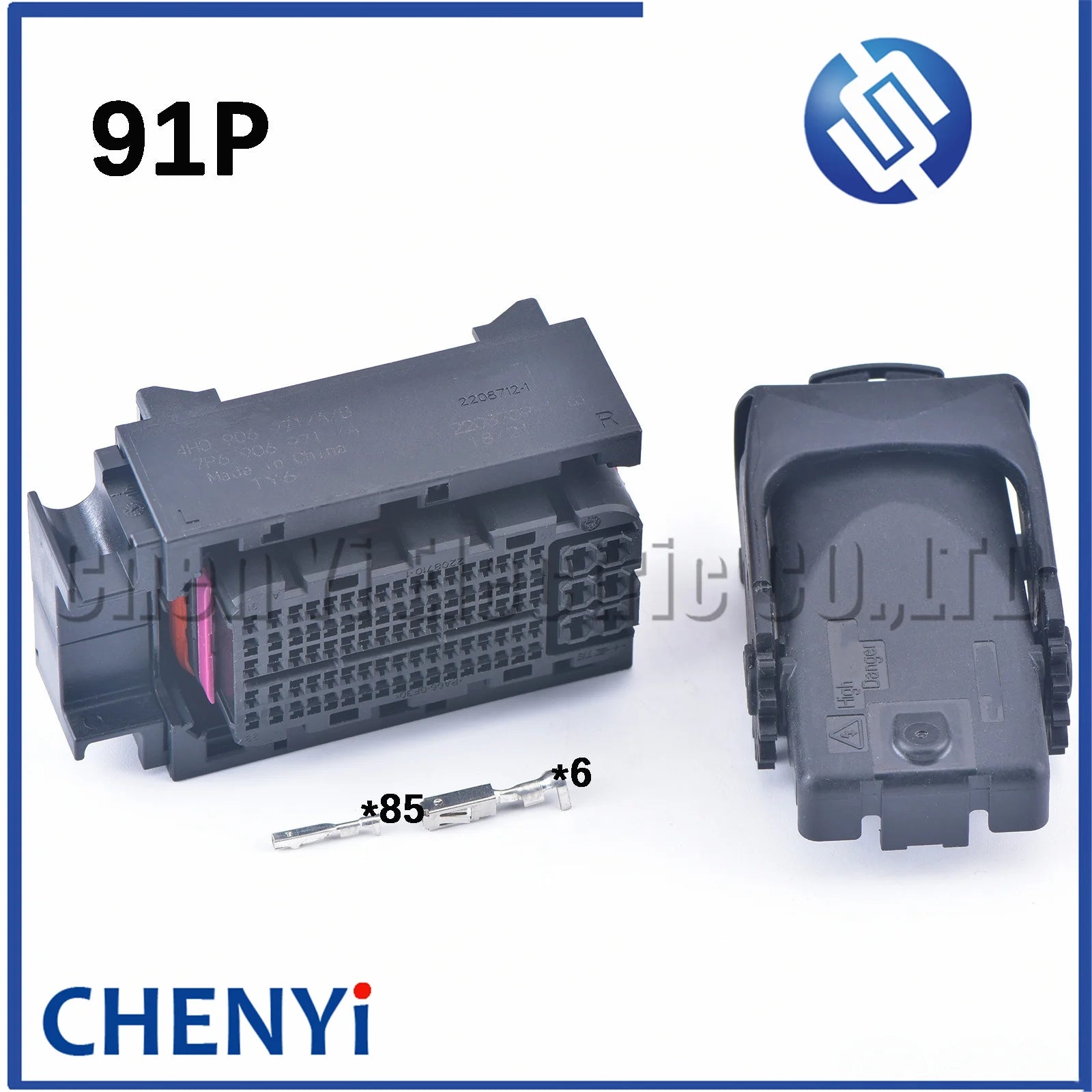 91 Pin Automotive Engine Computer Board Plug ECU Connector With Pin 4H0 906 971/A/B 7P6 906 971 A 2208712-1 1-2208709-1
