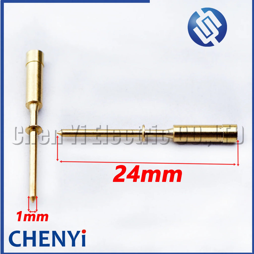 20 Pcs Car Connector 1.0mm series Pin Splice Crimp Loose Male Terminals 0.3-0.8mm  120391015T1001 For CUMMINS Plug