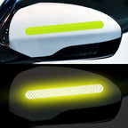Car Rearview Mirror Reflector Stickers Universal Warning Anti-collision Reflective Strips Auto Exterior Accessories Reflex Tape