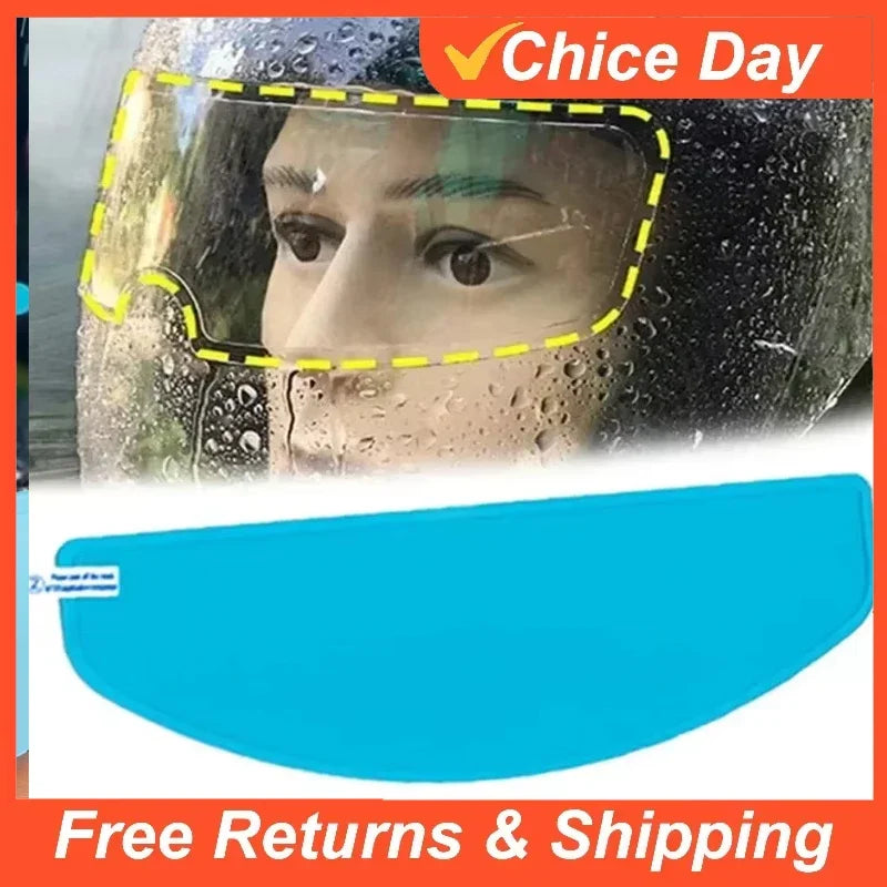 Motorcycle Helmet Anti-fog Film and Rain Film Durable Nano Coating Sticker Film Amagi