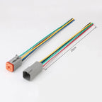 DT04-2P/DT06-2S Automotive Waterproof Connector Harness Plug 2/3/4/6/8/12 Hole for Heavy Truck Plug