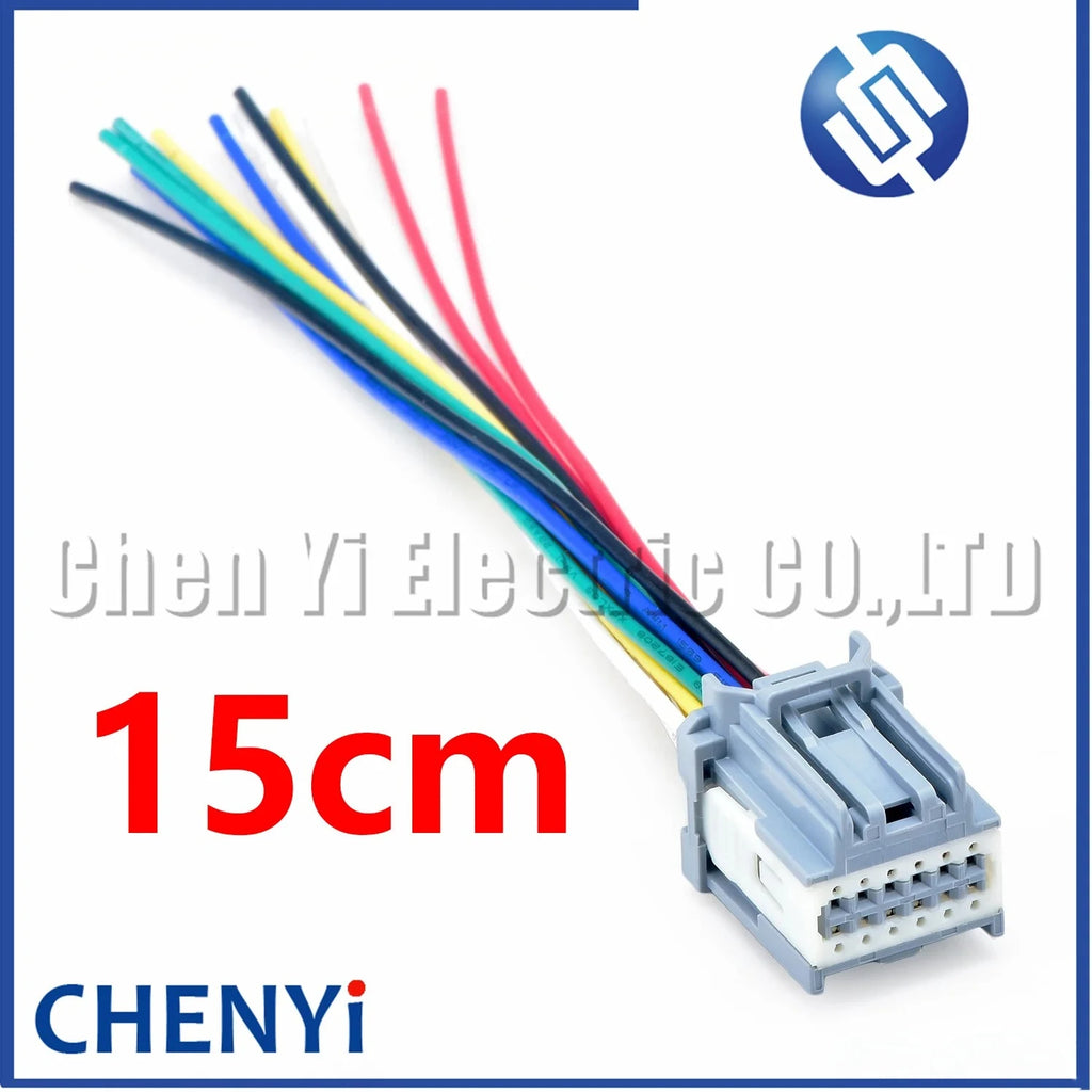 12 Pin auto connector car electric cable connector 347290120 347290121 347290122 For multi-media wiring harness plug