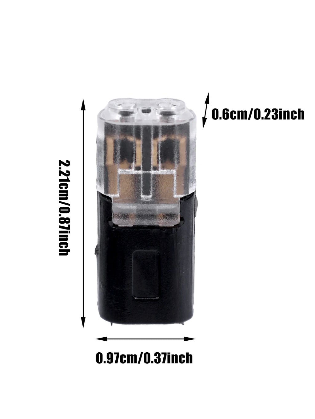 2 Pin Way Plug Wire Cable Snap Connectors Waterproof Electric Wire Double-Wire Plug-In Connector Locking Buckles Cable Clamps