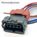 1 Set 4 Pin Car Throttle Position Electrical Cable Connectors Female Wire Harness Plug For Mitsubishi PB185-04027 PB185-04326