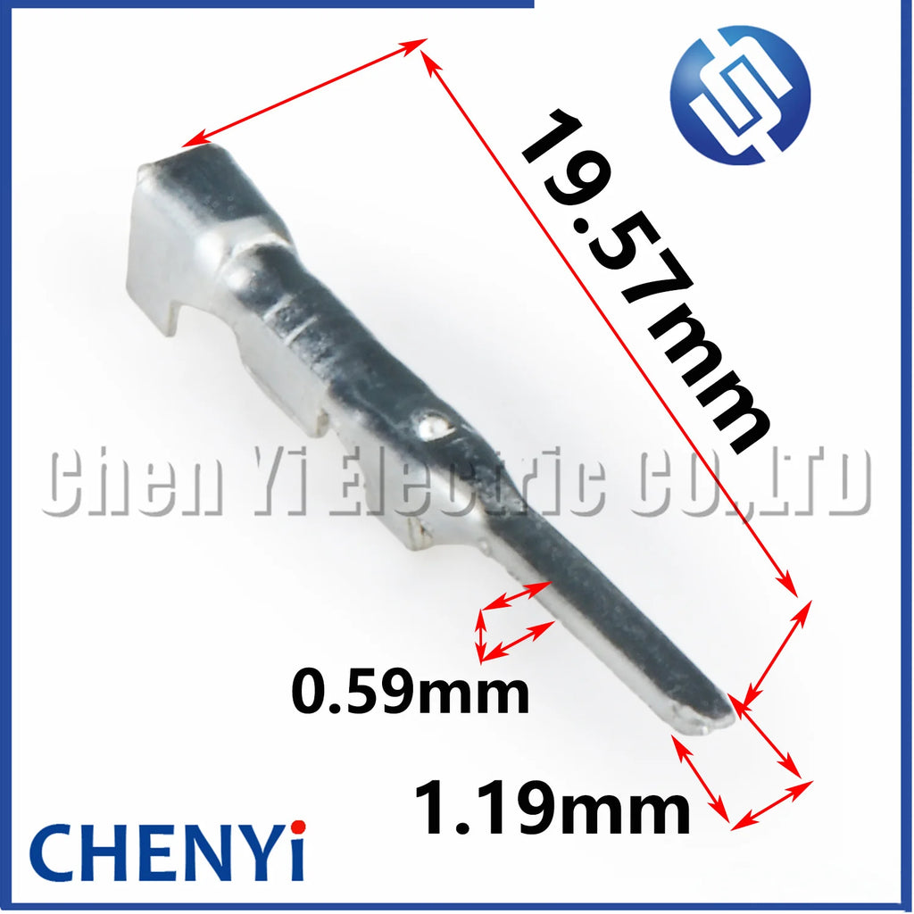 50 Pcs 1 mm series Automotive Connector plug Wire Crimp loose Pin 173681-6 175062-2 173682-1 1743765-1 For 174044-2 175967-2