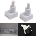2Pcs Car Interior Dome Reading Lamp Switch Button For HONDA ABS Dome Light Lamp Switch Base Accessories