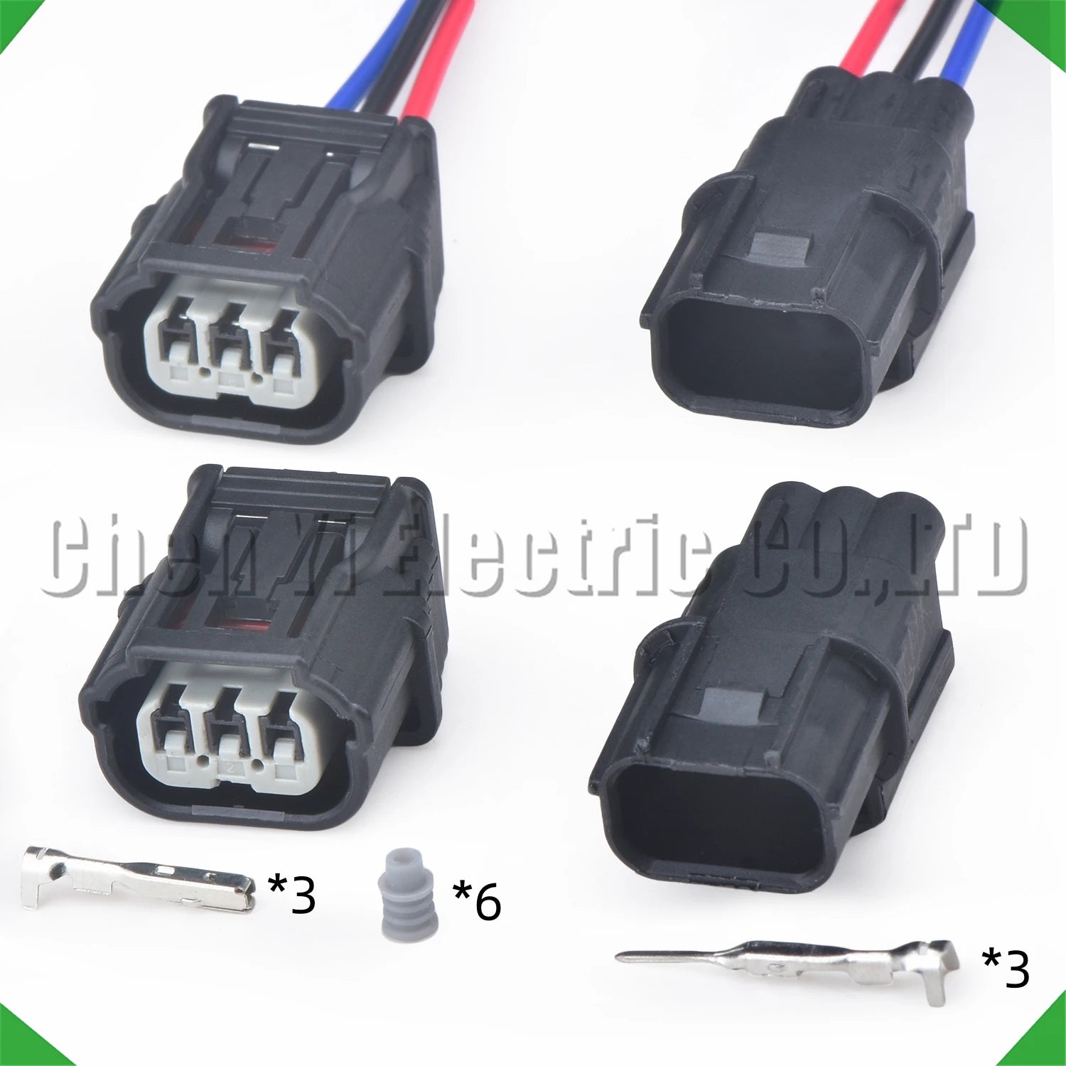 3 Pin Automotive Connectors Crankshaft position sensor camshaft Wire harness Plug 6189-...