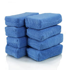 Microfibre Car Wax Applicator Pads Soft Auto Detailing Wax Sponge Rectangle Foam Paint Care Pad Polishing Auto Cleaning Amagi