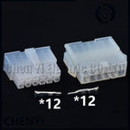 5 Pcs 12 Pin Automotive electronic connector wire harness plug socket 5557-2*6R 5559-2*6P male or female with Pins