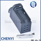 6 Pin Automotive Door Reversing Rear Cover Plug Connector Car Tire Pressure Alarm Plug 1-1534121-5 1534121-2 1534121-3 1534121-1