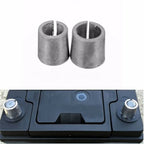 2 Pcs Car Battery Post Adaptors Sleeves Car Battery Terminal Converters Post Adaptors Sleeves Positive Negative Repair Shim