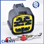 16 Pin Auto waterproof connector male or female QLW2-16MA-B  QLW2-C-16F-B Automobile High Power Large Current Composite Plug