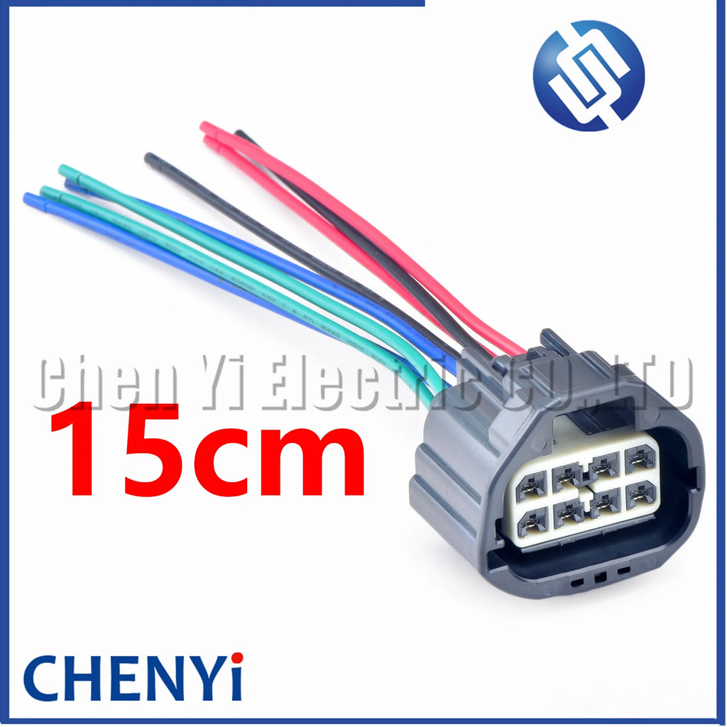 8 Pin Auto connector fuel pump plug Tail lamp headlamp turn signal lamp plug 7283-5574-10 7282-5574-10 for Ford Volvo Cadillac