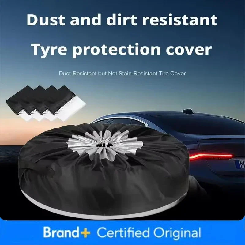 Spare Tire Cover Auto Vehicle Wheel Protector 13-19/19-23inch Case Polyester Car Tyre Storage Bags Cars Wheel Protection Amagi