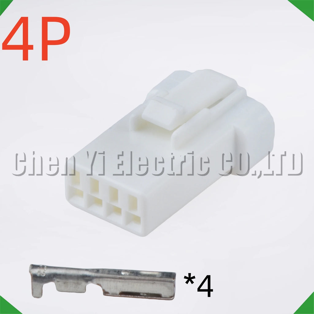 4 Pin Auto Waterproof Electronic Connector Wire Harness Butt Plug For 04R-JWPF-VSLE-S 0...
