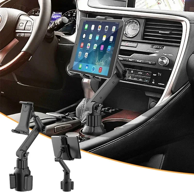 Cup Holder Tablet Cup Holder Mount 360 Adjustable Smartphone Car 270 Tilt Bar Triangular Base Ram Mount Holder For SUVs Amagi