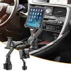 Cup Holder Tablet Cup Holder Mount 360 Adjustable Smartphone Car 270 Tilt Bar Triangular Base Ram Mount Holder For SUVs Amagi