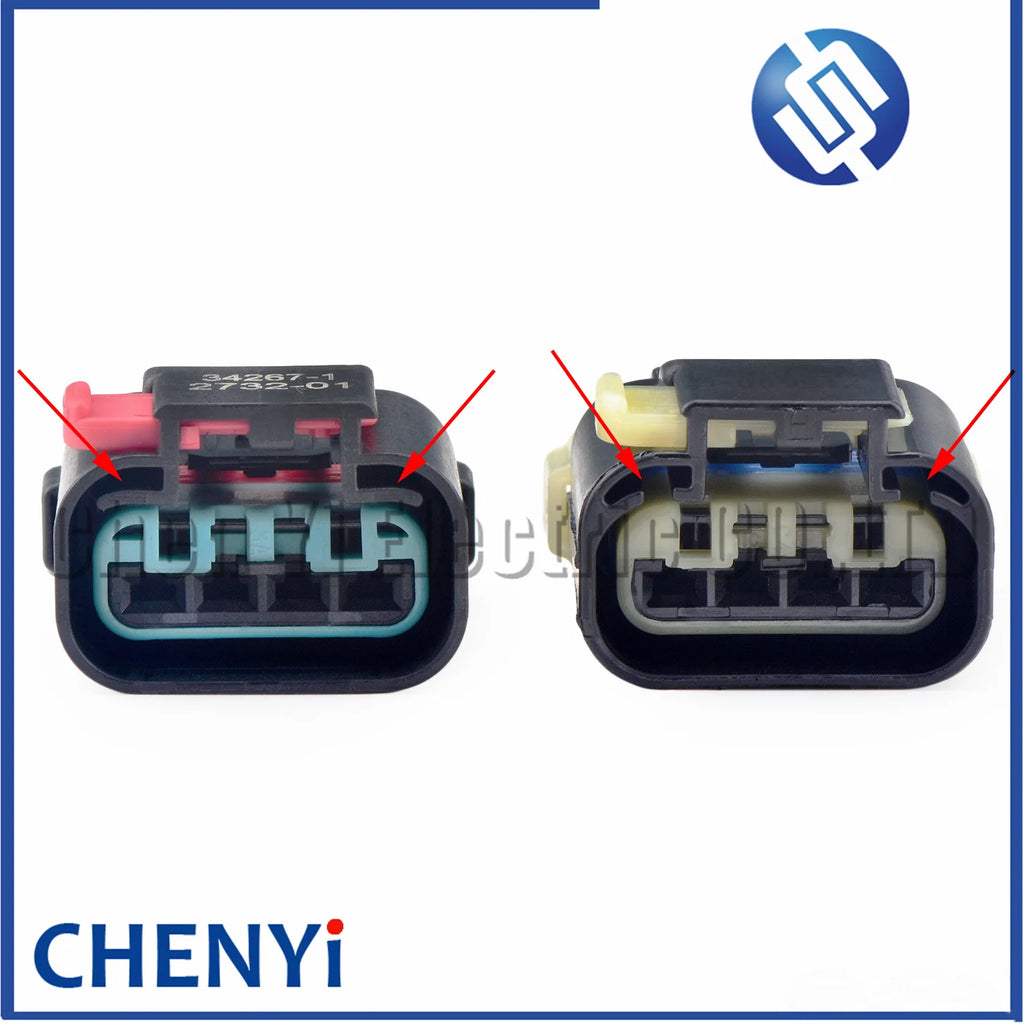 4 Pin Auto connector differential pressure sensor plug 5492073 5MPP2-10 4383998 For CUMMINS Caliper Electronic Handbrake
