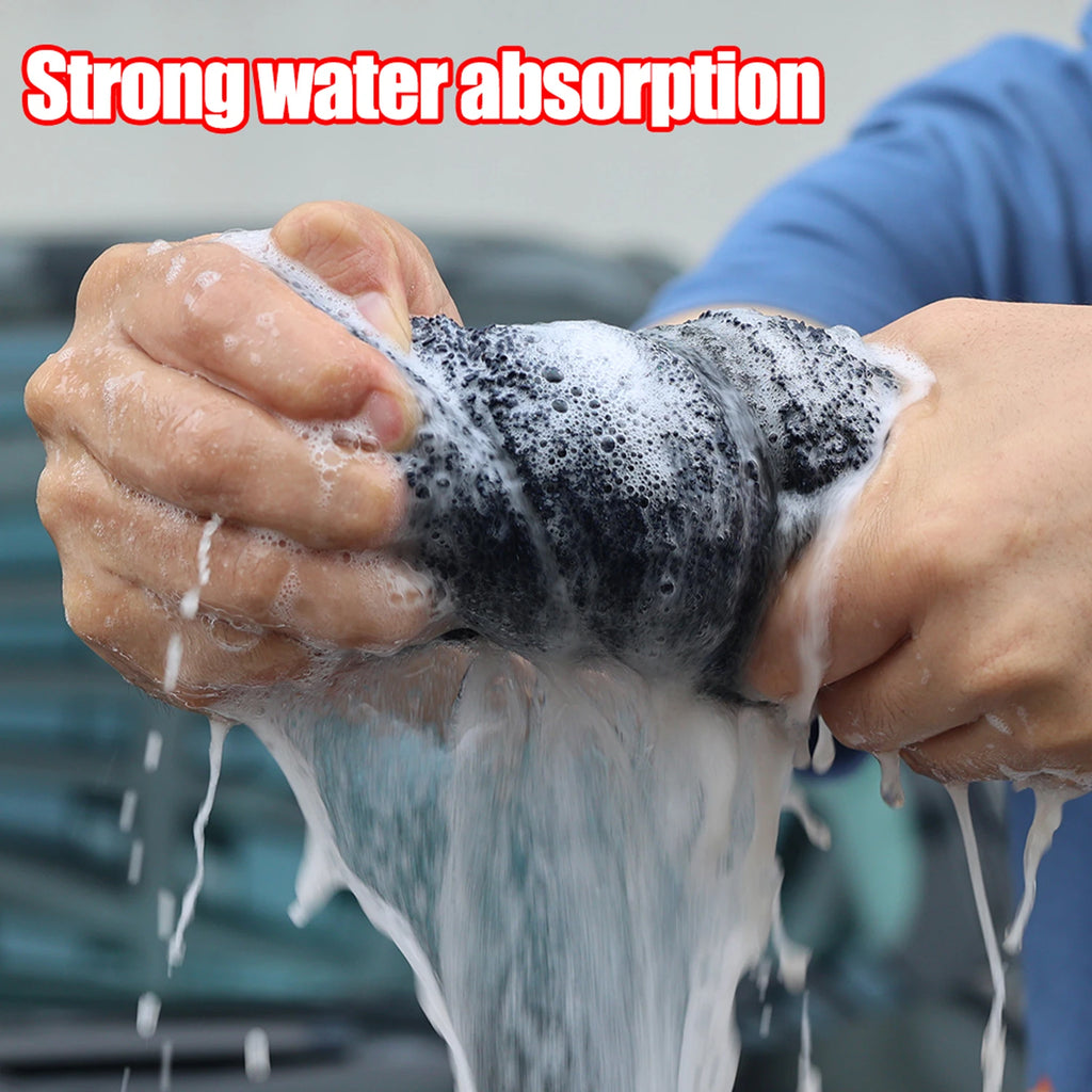 1-10pcs Absorbent Towel for Black Microfiber Car Wash Housework Cleaning Rags Cleaning Cloth Household Auto Washing Tools
