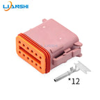 DT04-12PD/DT06-12SD car connector waterproof wire harness connector 12-hole male and female connector with terminal