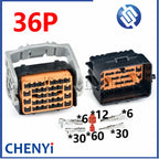 36 Pin female Automotive waterproof connector headlight assembly harness plug HP645-36021 C62A36 C62A36 For Hyundai Kia