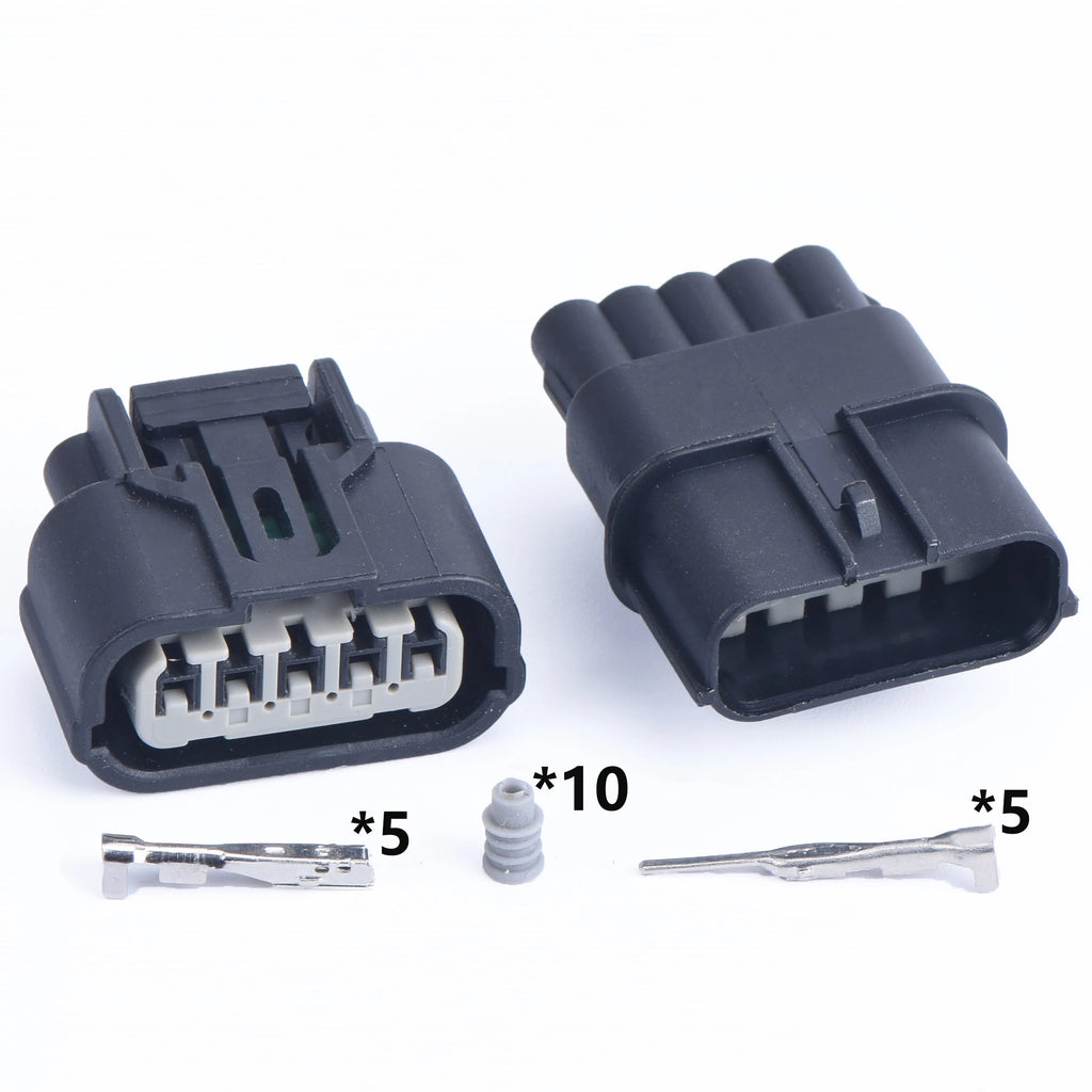 5 Pin Auto Waterproof Connector Mass Air flow Sensor plug Intake Pressure Oxygen Sensor Plug 6189-1081 6189-6909 For Honda