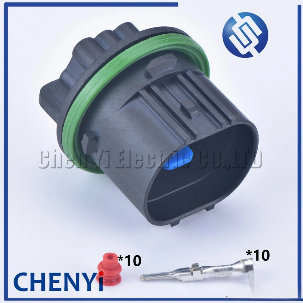 10 Pin Car Headlight Plug Waterproof Electrial Auto Socket Male or Female HP406-10021 Wire Harness Connector For Hyundai Kia