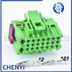 23 Pin Green Automobile power amplifier Connector Audio Amplifier Wire harness Plug 1J0962623 1J0962623B