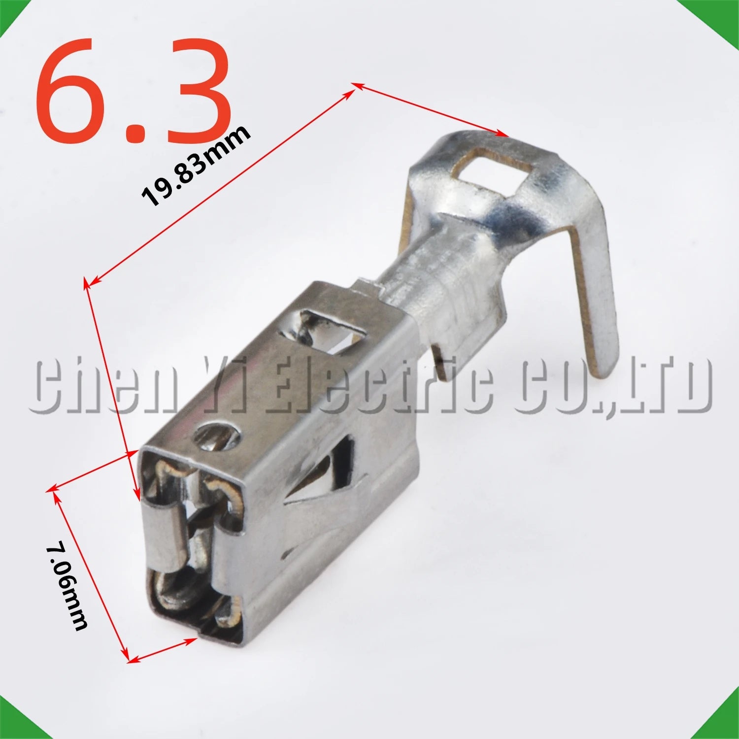 20 Pcs 6.3mm Male or Female wire Crimp Pins For 927837-1 1-968050-1 1241414-1 Sheath Au...