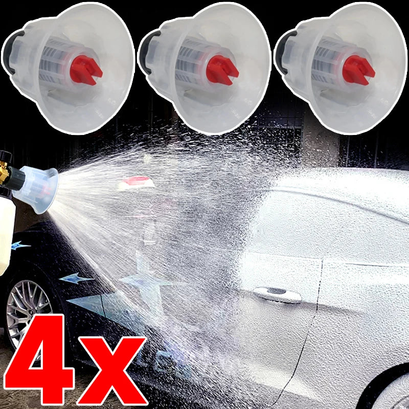 16mm Foam Nozzle Car Wash Foam Spray Nozzle Windscreen Fan Foam Nozzle Internal Thread Car Wash Water Gun Nozzles