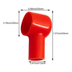 20Pcs Battery Terminal Cover Boots Insulating Protective Lug Cap Car Battery Cathode Positive Terminal Cover Ship Insulation