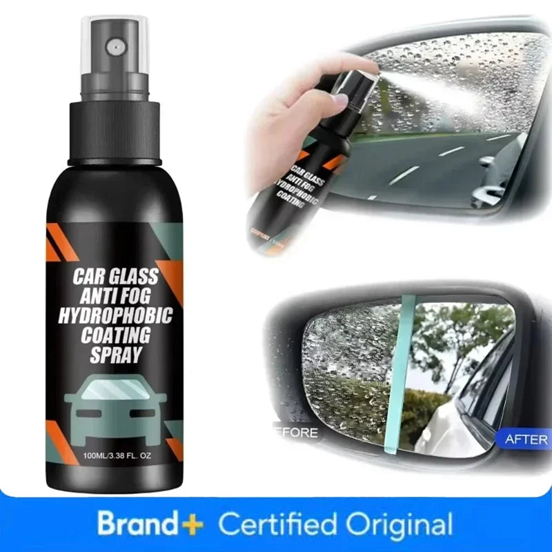 Car Glass Anti-Rain Spray Auto Water Repellent Coating Agent Waterproof Rainproof Anti-fog Glass Cleaner Windshield Clear Amagi