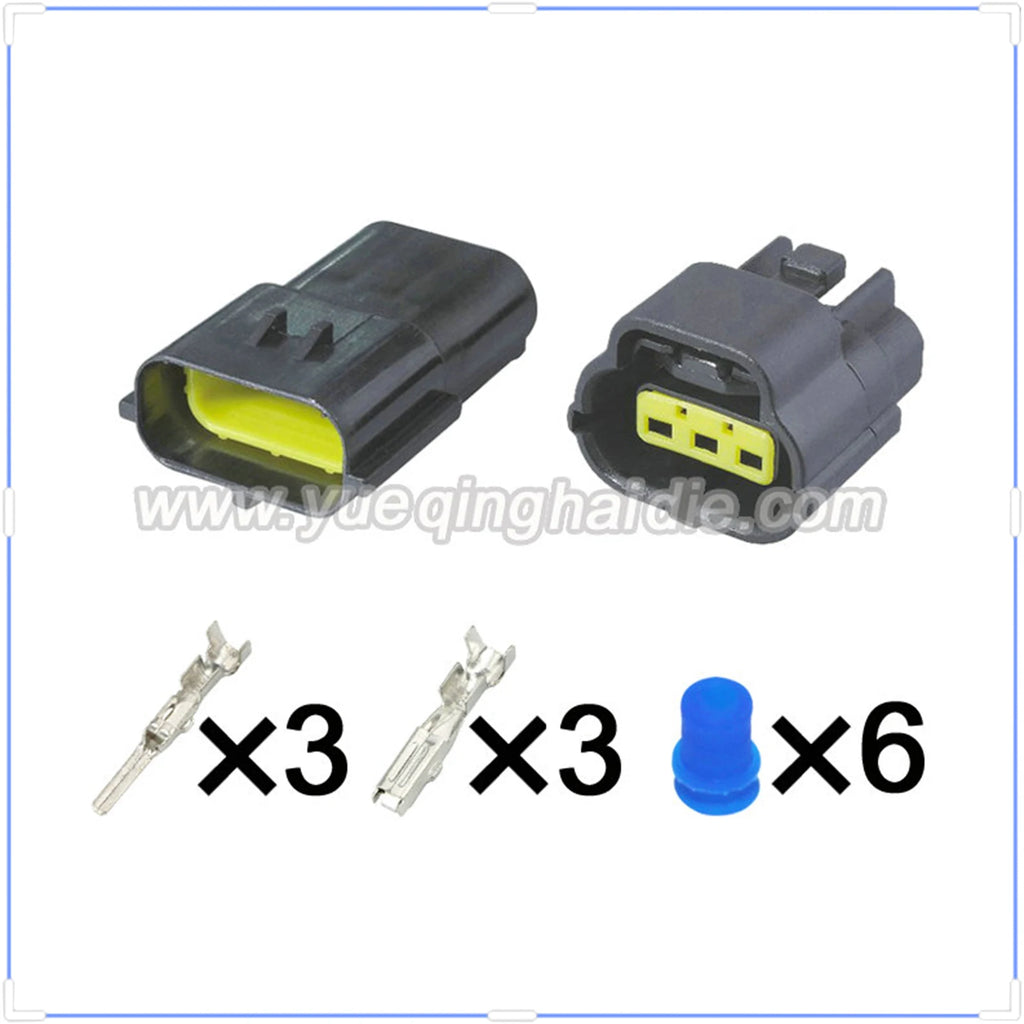 3-Pin Connector Waterproof 1.8mm Male Female Connectors Automotive Wire Harness Cable Socket For Hyundai Denso 174357-2 174359-2