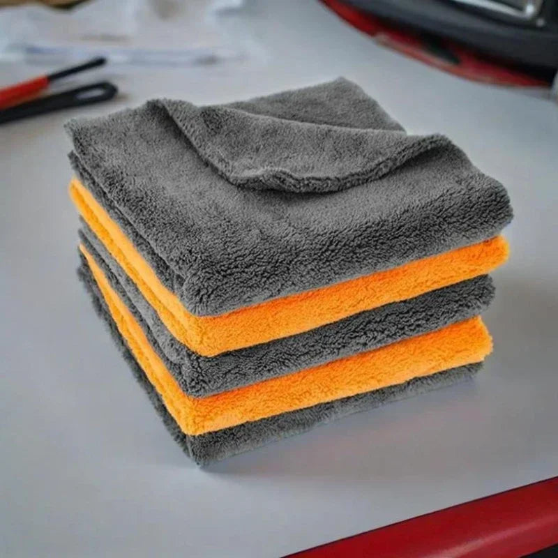 Premium Microfiber Towels Car Care Washing Thicken Towel Car Detailing Drying Cloth Cleaning Tool Auto Wash Accessories Amagi