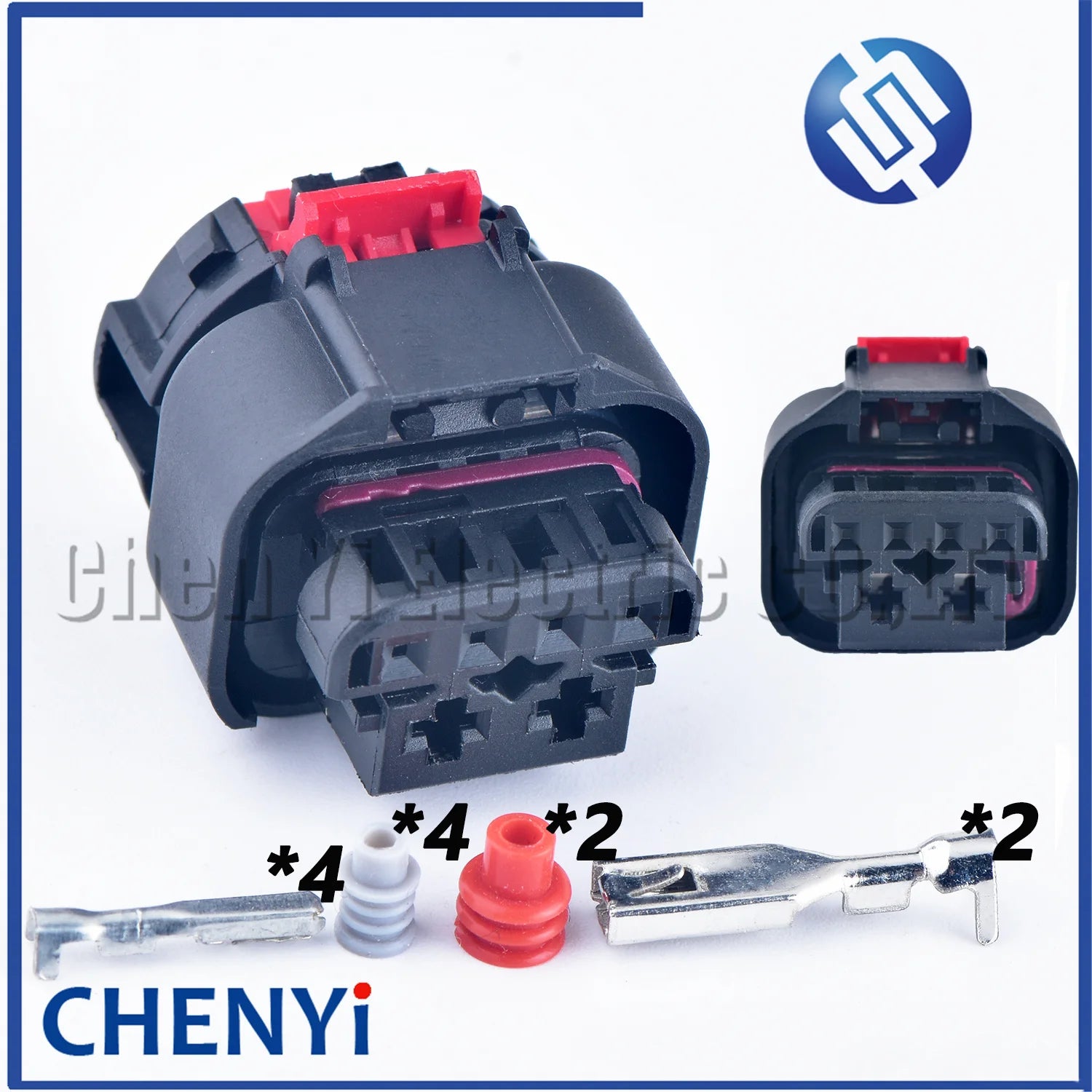 6 Pin Automobile waterproof connector headlight LED tail light plug 2302238-1 8992188-01 2302239-1 2302240-1 6992163-01