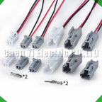 2 pin auto connectors electric seat reading light horn wire harness plug 7283-1020 9098...
